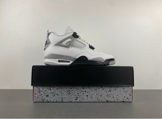 Air Jordan 4 White Cement