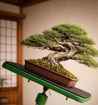 Mesa giratoria para Bonsái