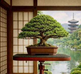 Mesa giratoria para Bonsái