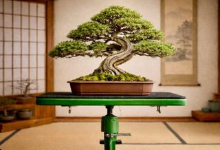 Mesa giratoria para Bonsái