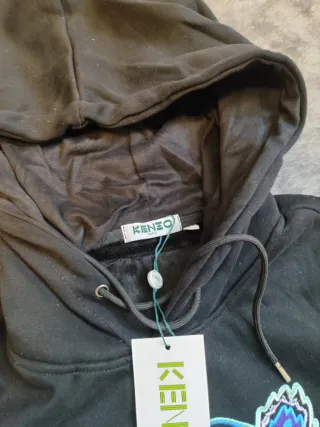 Sudadera Kenzo Paris Bordado Azul Talla M