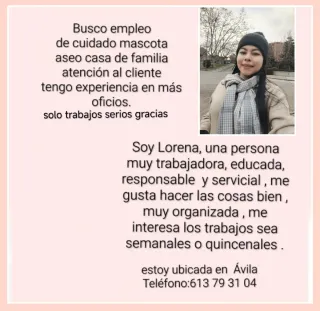 Busco empleo- Ávila