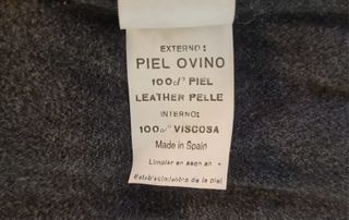 Chaqueta de cuero retro marrón verdoso