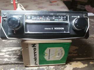 Autoradio Voxson Stereo 8 d'epoca funzionante perf