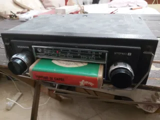 Autoradio Voxson Stereo 8 d'epoca funzionante perf