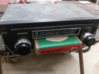 Autoradio Voxson Stereo 8 d'epoca funzionante perf