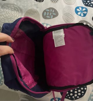 Mochila Quechua Arpenaz 10 Azul y Rosa