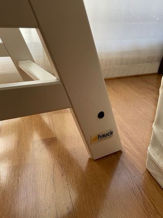 Trona + silla evolutiva Hauck blanca