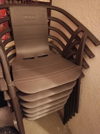 6 Sillas Mahou Carbón Grey Edition