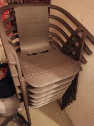 6 Sillas Mahou Carbón Grey Edition