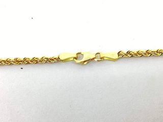 cadena oro 18k 21cm