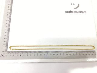 cadena oro 18k 21cm