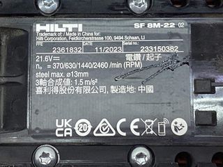 taladro a bateria hilti sf8ma22