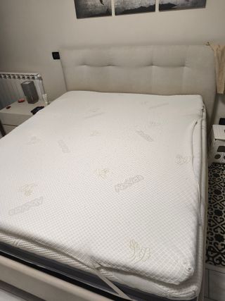 Letto contenitore con materasso