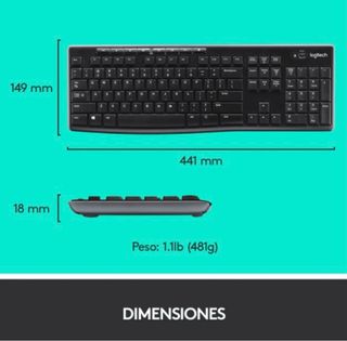 Teclado y Ratón Inalámbricos Logitech