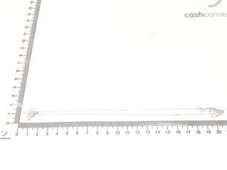 cadena plata 925mm con piedra con circonita 19 2.5cm