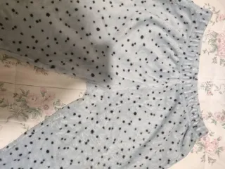 Pijama infantil Auchan azul bolinhas