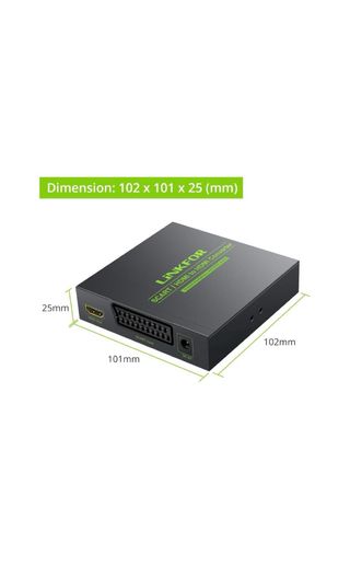 Convertidor LINKFOR SCART a HDMI 1080P