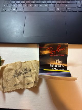 Gafas Ray-Ban Aviator Doradas Lente Verde