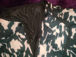 Chaqueta Cropped Estampada