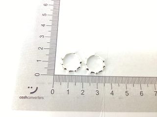 argollas plata 925mm