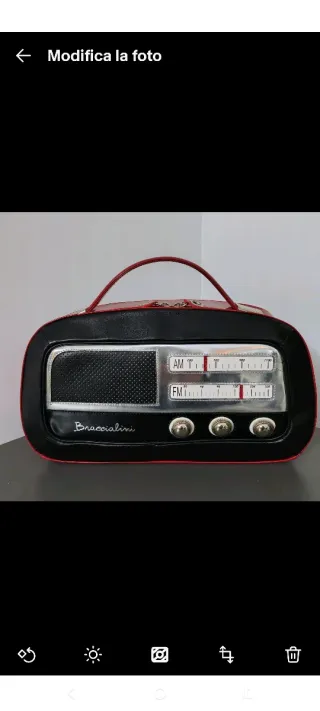 Borsa Braccialini tema Radio vintage