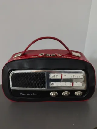 Borsa Braccialini tema Radio vintage