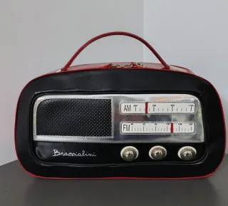 Borsa Braccialini tema Radio vintage