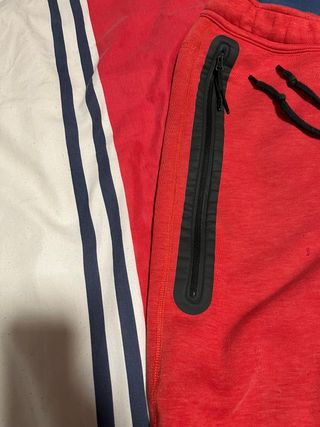 Pantalón Nike Tech Fleece Rojo Talla M