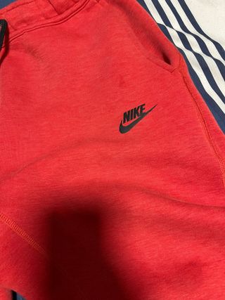Pantalón Nike Tech Fleece Rojo Talla M
