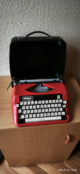 Máquina de escribir Koniger años 70