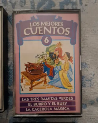 Lote 4 Cintas Casette Cuentos Infantiles