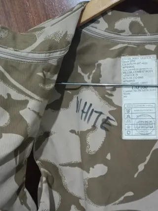 Chaleco táctico ejército U.K. Desert