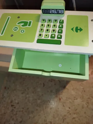 Juego Tienda Madera Infantil + carrito de compra