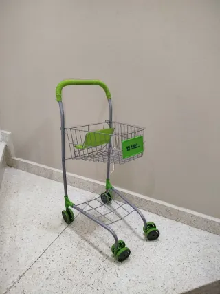 Juego Tienda Madera Infantil + carrito de compra