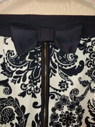 Falda estampada floral con lazo elegante Nueva