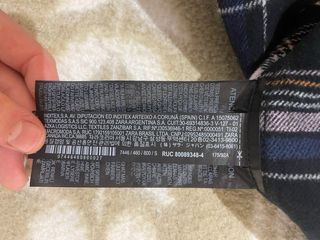 Sobrecamisa Zara de cuadros con cremallera