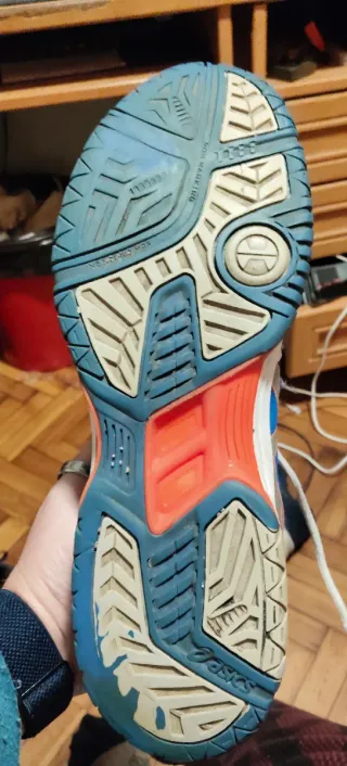 Zapatillas Asics Talla 46 Azul/Blanco