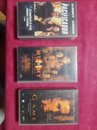 Lote 3 Cintas VHS: El Pacificador, La Momia, The G