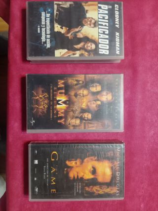 Lote 3 Cintas VHS: El Pacificador, La Momia, The G