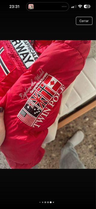 Chaqueta Geographical Norway Roja