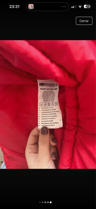 Chaqueta Geographical Norway Roja