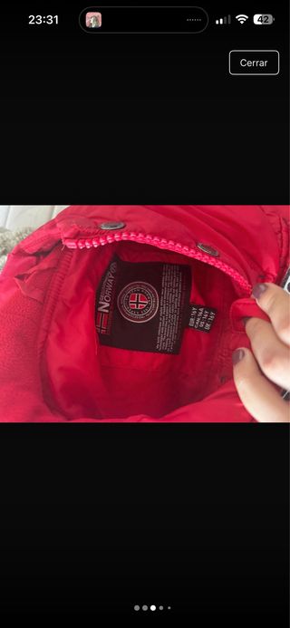 Chaqueta Geographical Norway Roja