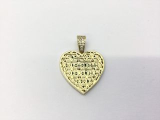 colgante oro 18k con circonita