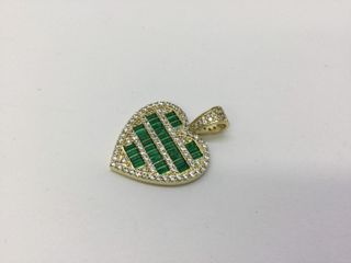 colgante oro 18k con circonita