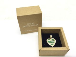 colgante oro 18k con circonita