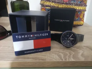 Reloj Tommy Hilfiger Hombre Negro/Azul