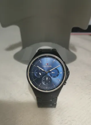 Reloj Tommy Hilfiger Hombre Negro/Azul