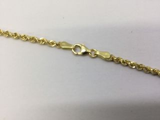 cadena oro 18k 30cm