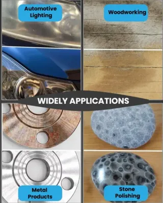 Kit de 76 almohadillas de pulido para taladro